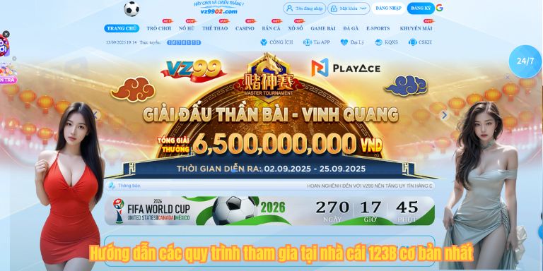 123B 77 Hướng dẫn các quy trình tham gia tại nhà cái 123B cơ bản nhất